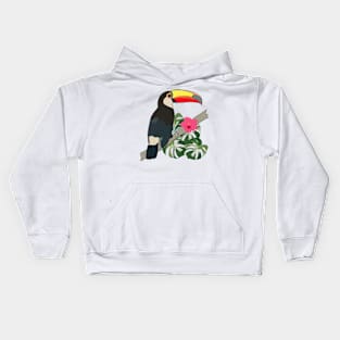 Jungle toucan Kids Hoodie